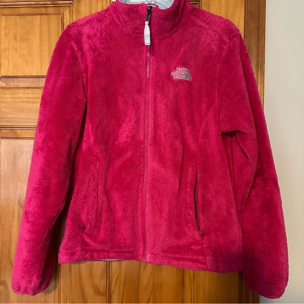 The North Face Women’s Pink Osito Fleece Jacket, M